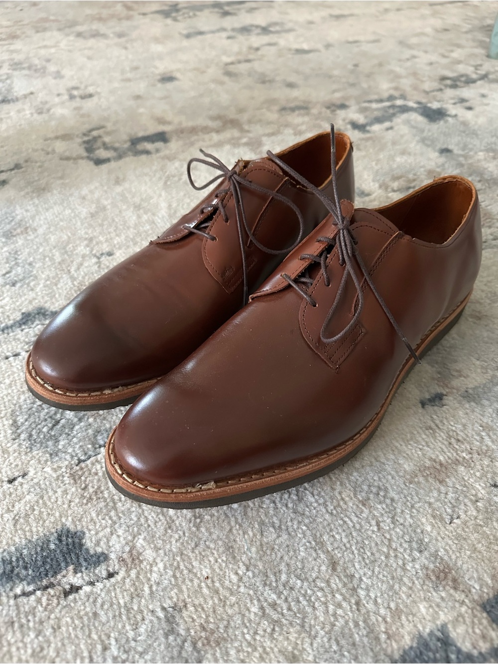Allen Edmonds Chestnut Brown Derby Shoes